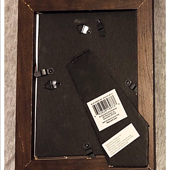 DONATED Frame-5x7 Brown Wood - Picture 2 of 2